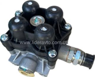Клапан 4-х контурний пневмосистеми гальм TATA Е-4. Еталон 263243700155