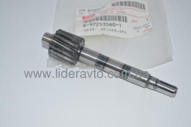 Шестерня привода спидометра ISUZU КПП MYY5Т БОГДАН  Z = 15 оригинал 8972535601 