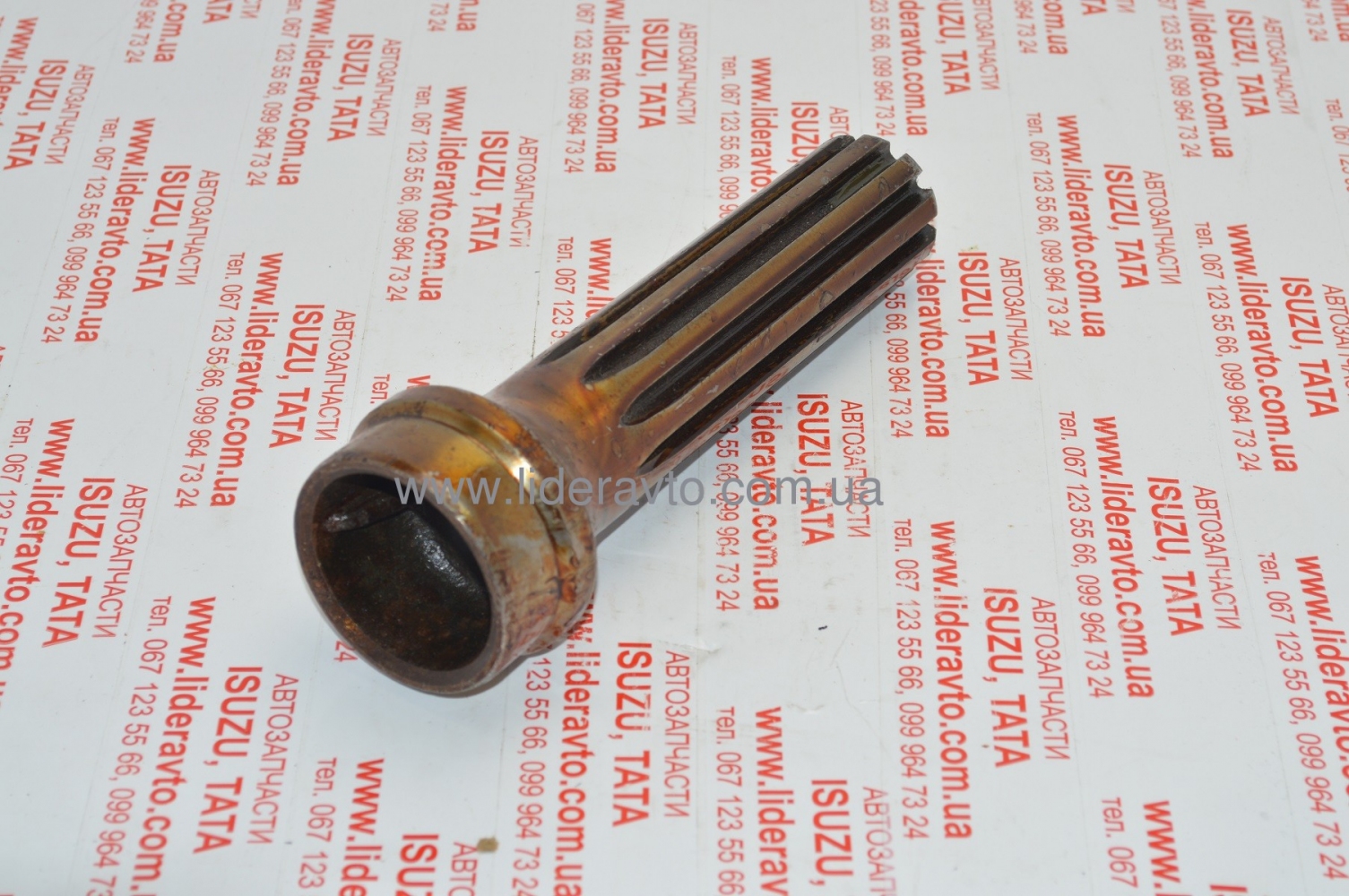 Шлицевая часть вала карданного заднего Эталон, ТАТА, I-VAN, БАЗ  3124111702