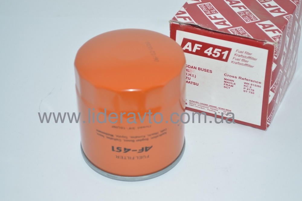 Фільтр паливний БОГДАН А-091/А-092 ISUZU, Альфа