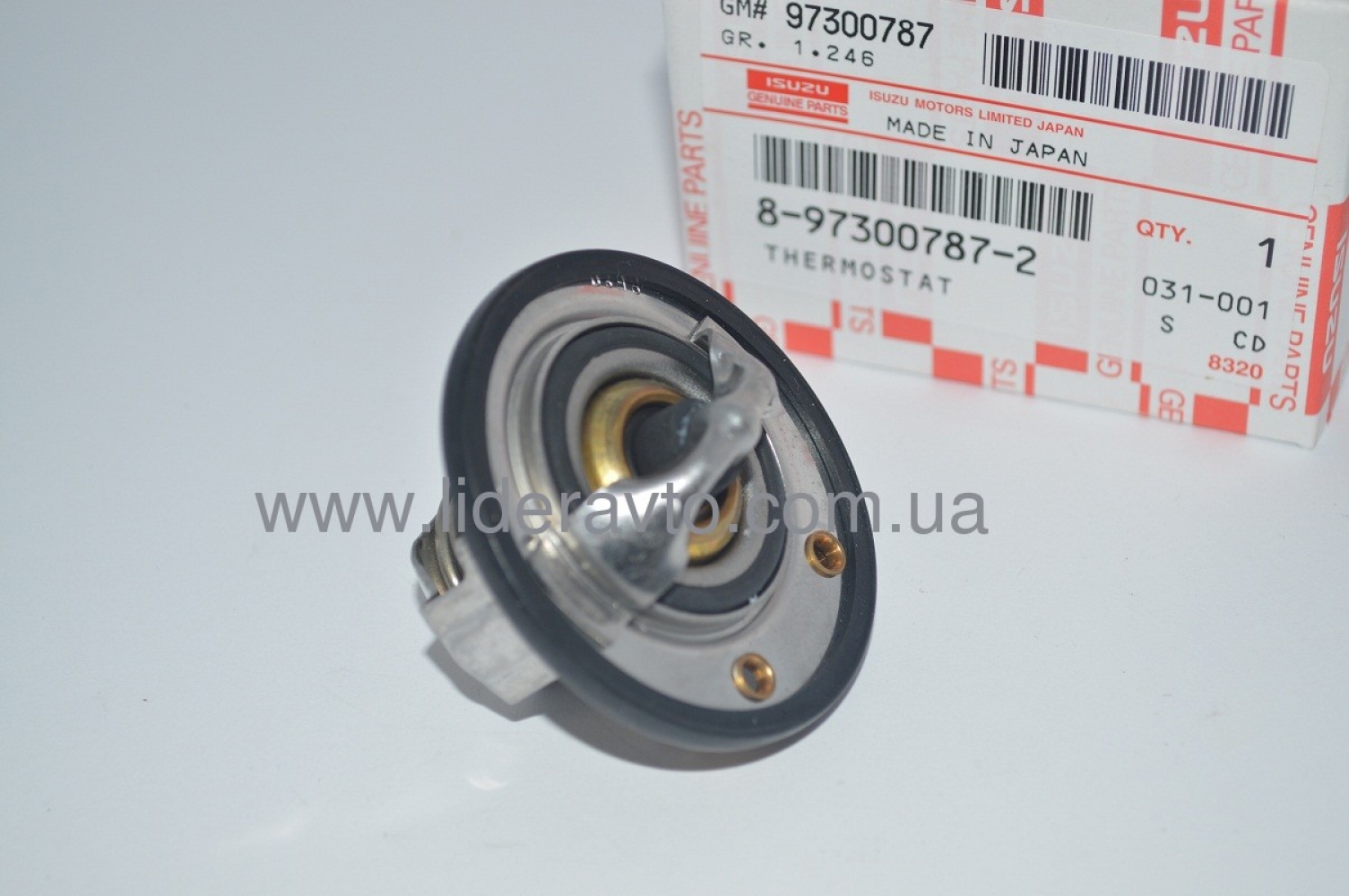 Термостат Isuzu 4HG1-T/4НЕ1/4HG1/4НК1 АТАМАН Оригинал (85°С) 8973007873