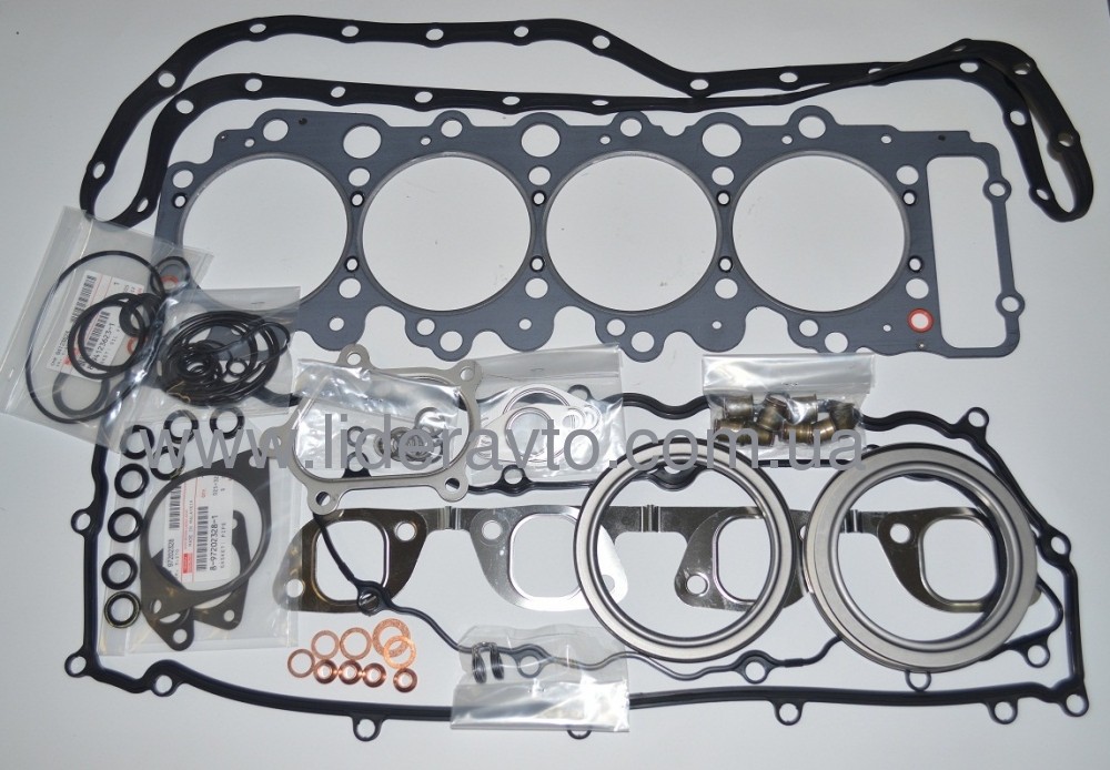 Набор прокладок полный на двигатель 4HG1-T (T=1 525) , ISUZU оригинал 5878143486