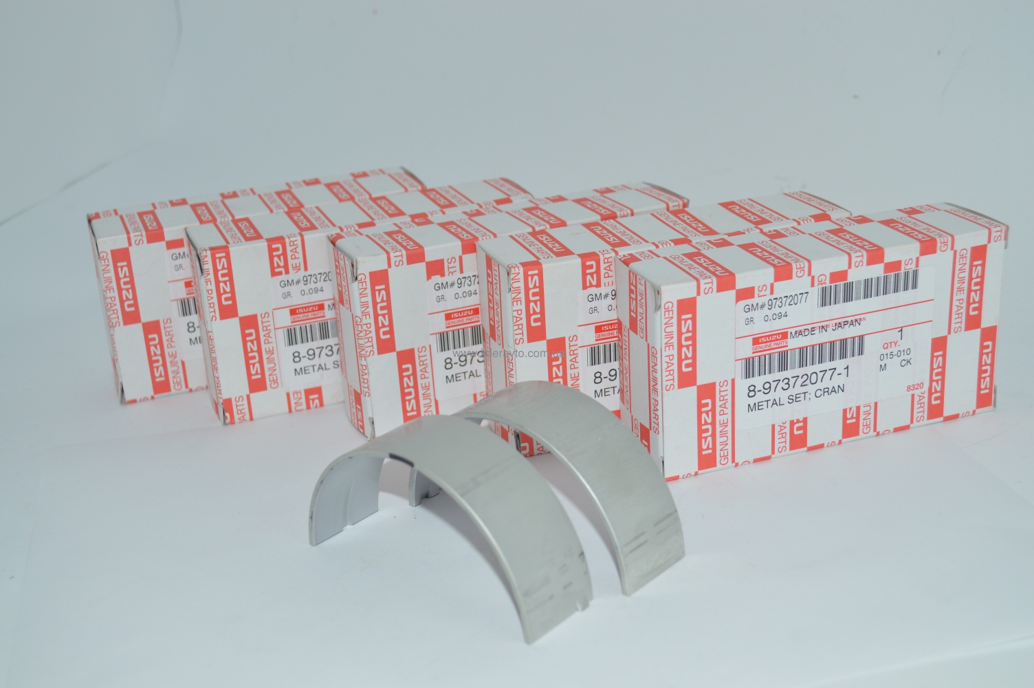 Вкладиші корінні ISUZU 4HG1/4HG1-T/4HE1/4HK1, Богдан, Атаман Оригінал 8973720771(к-т)