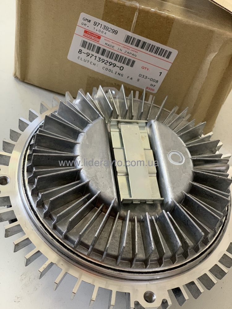 Віскомуфта вентилятора ISUZU NQR 4HG1/4HG1-T Богдан Є-1/Є-2 Оригінал 8971392990