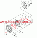 Ремкомплект ручного гальма БОГДАН, Ataman ISUZU NQR90/NPR75/NQR71 8534855850
