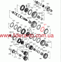 Кільце синхронізатора 2/3 передачі БОГДАН ISUZU MYY5T внутрішнє 8972413091
