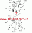 Термостат Богдан А-091, А-092, Isuzu 4HG1-T/4НЕ1/4HG1/4НК1 АТАМАН (82°С) Оригінал 8973007893