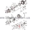 Вакуумный насос генератора ISUZU 4HG1, 4HG1-T Богдан А-091, А-092 Турция