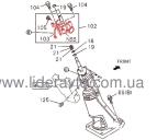 Замок зажигания в сборе с контактной группой БОГДАН А-091/А-092, ISUZU NQR70/NQR71 Атаман 8971703640 