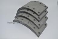 Накладка тормозной колодки  ISUZU NPR75/NQR75 /NQR71/70 БОГДАН STD (к-т 4шт.) Украина