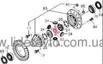 Ось сателлитов БОГДАН А-091/А-092, АТАМАН Е-3/Е-4/Е-5, ISUZU NQR90/NPR7 оригинал 1415210352 5/NQR71/NQR75