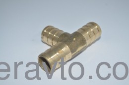 Тройник системы охлаждения d=16 БОГДАН А-091/А-092, Ataman Е-3/Е-4/Е-5, ISUZU NQR90/NPR75/NQR71 бронза